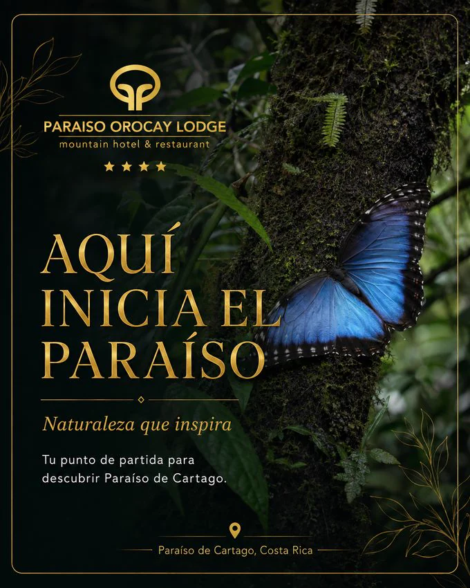 Imagen promocional del Valle de Orosi desde Paraíso de Cartago.