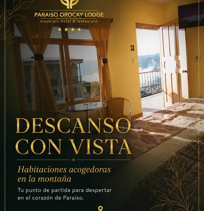 Imagen promocional de una habitación en Paraíso Orocay Lodge.